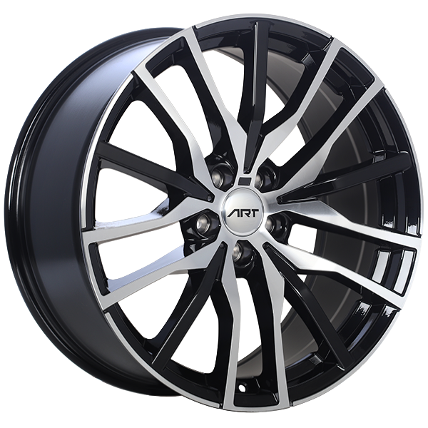 ART Replica REPLICA 188 Gloss Black - Machined Face 22x9.5 5x112 et37 66.6