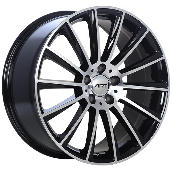 ART Replica REPLICA 194 Gloss Black - Machined Face 19x9.0 5x112 et45 66.6