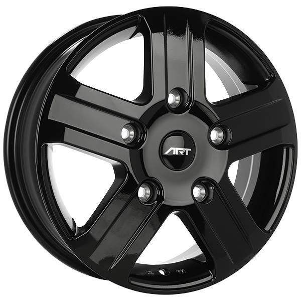ART Replica REPLICA 255 Gloss Black 16x5.5 5x160 et60 65.1