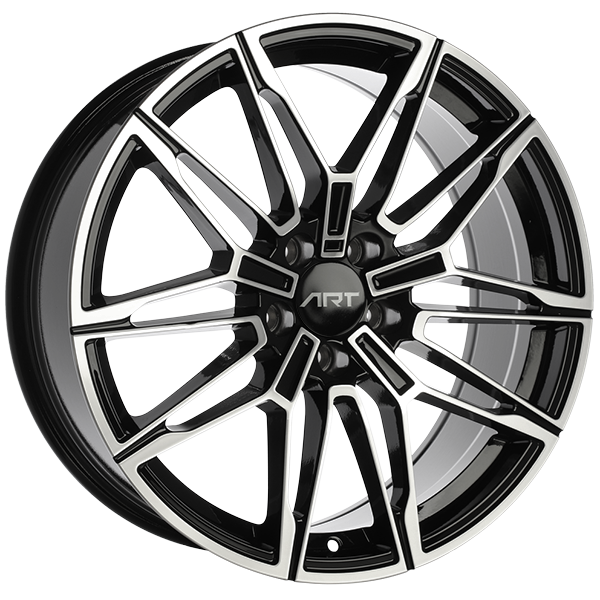 ART Replica REPLICA 275 Gloss Black - Machined Face 18x8.0 5x112 et25 66.6