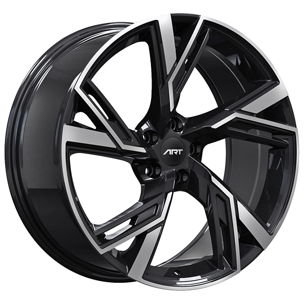 ART Replica REPLICA 230 Gloss Black - Machined Face 19x8.5 5x112 et28 66.5