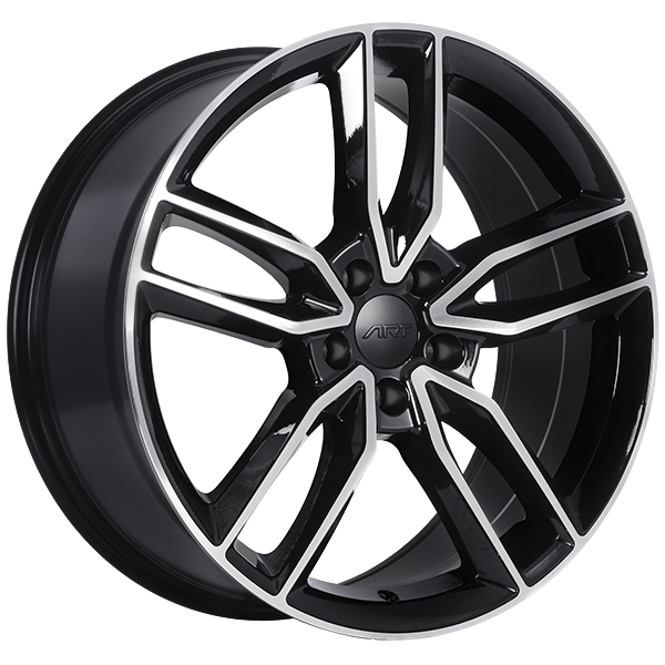 ART Replica REPLICA 177 Gloss Black - Machined Face 18x8.0 5x112 et35 66.6