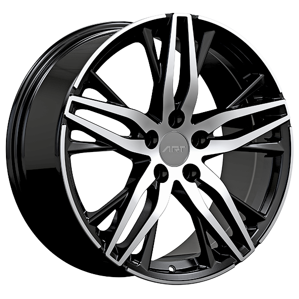 ART Replica REPLICA 332 Gloss Black - Machined Face 19x8.5 5x114.3 et45 64.1