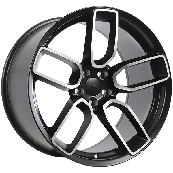 ART Replica REPLICA 348 Satin Black - Machined Face 20x11.0 5x115 et20 71.5