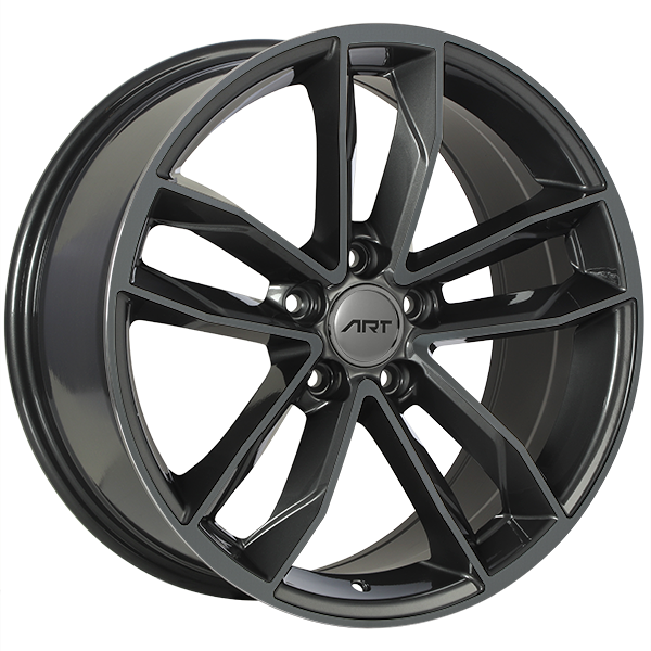 ART Replica REPLICA 129 Dark Gunmetal 18x8.0 5x112 et35 66.5