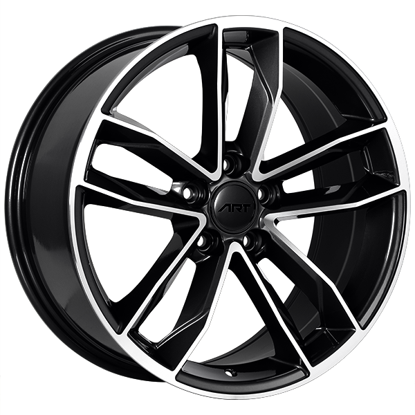 ART Replica REPLICA 129 Gloss Black - Machined Face 19x8.5 5x112 et30 66.5