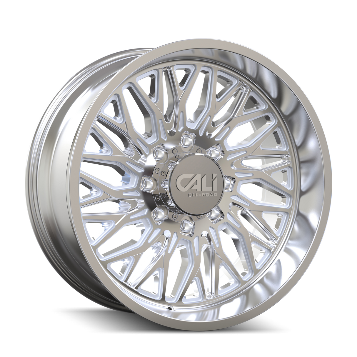 CALI OFF-ROAD CRUSHER POLISHED 22x10.0 8x165.1 et-19 130.8