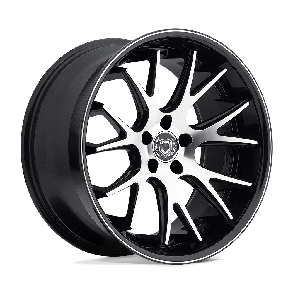 Asanti Black ABL-3 CASTOR SILVER 20X8.5 5x130 et35 74.1