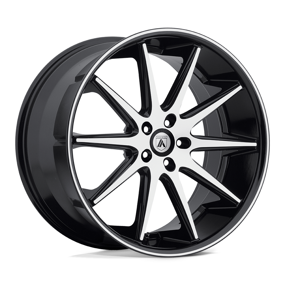 Asanti Black ABL-4 CAPELLA MACHINED 22X9 5x127 et35 74.1