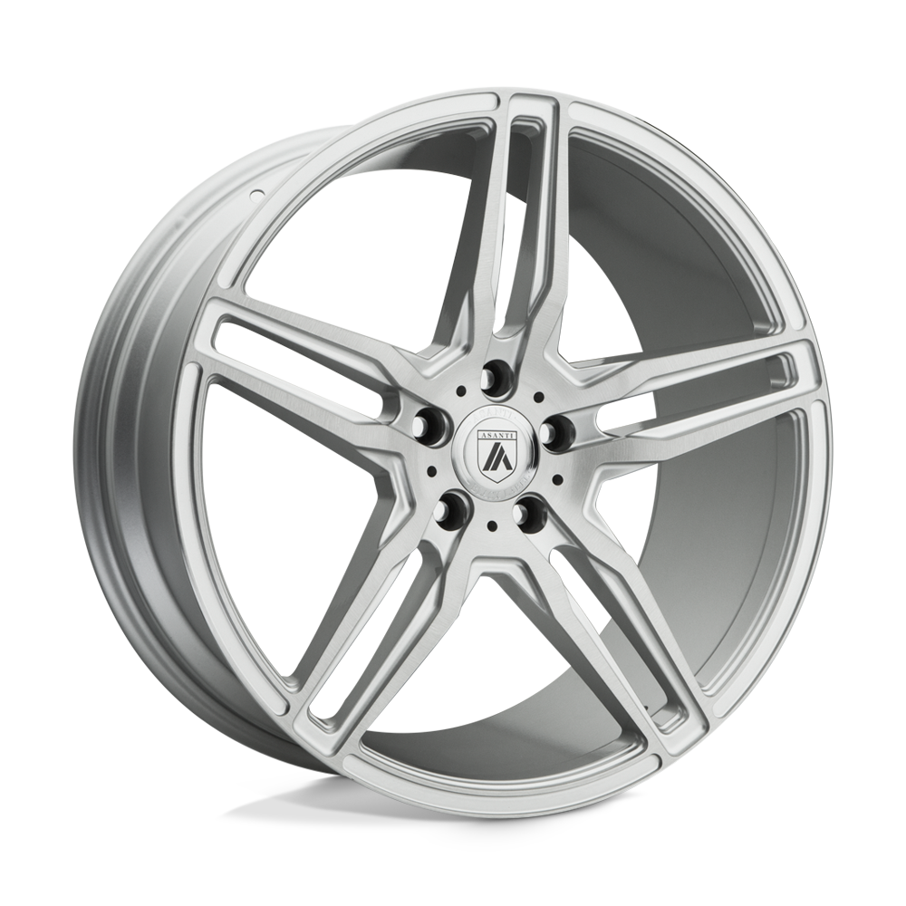 Asanti Black ABL-12 ORION BRUSHED SILVER 20X8.5 5x112 et38 72.56