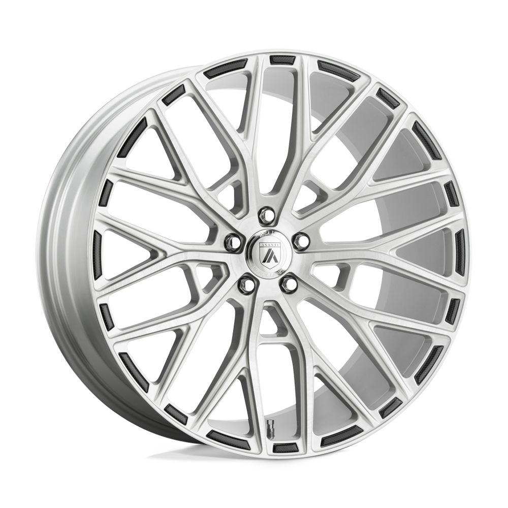 Asanti Black ABL-21 LEO BRUSHED SILVER 22X10.5 BLANK et25 72.56