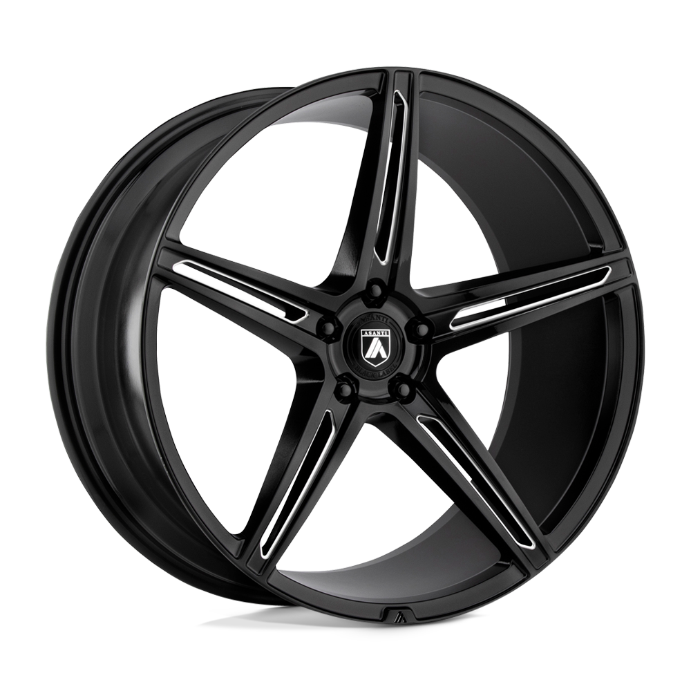 Asanti Black ABL-22 ALPHA 5 GLOSS BLACK MILLED 20X10.5 BLANK et38 72.56