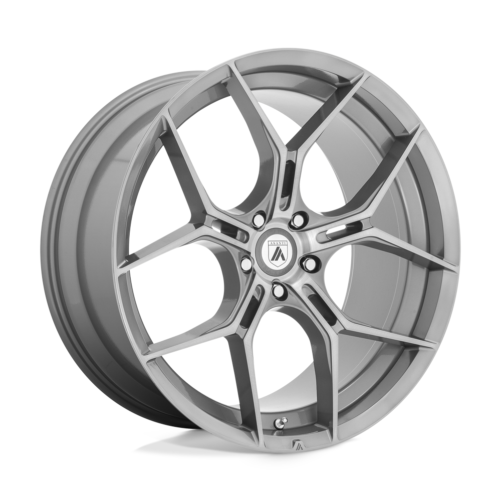 Asanti Black ABL-37 MONARCH TITANIUM BRUSHED 22X9 5x112 et38 72.56
