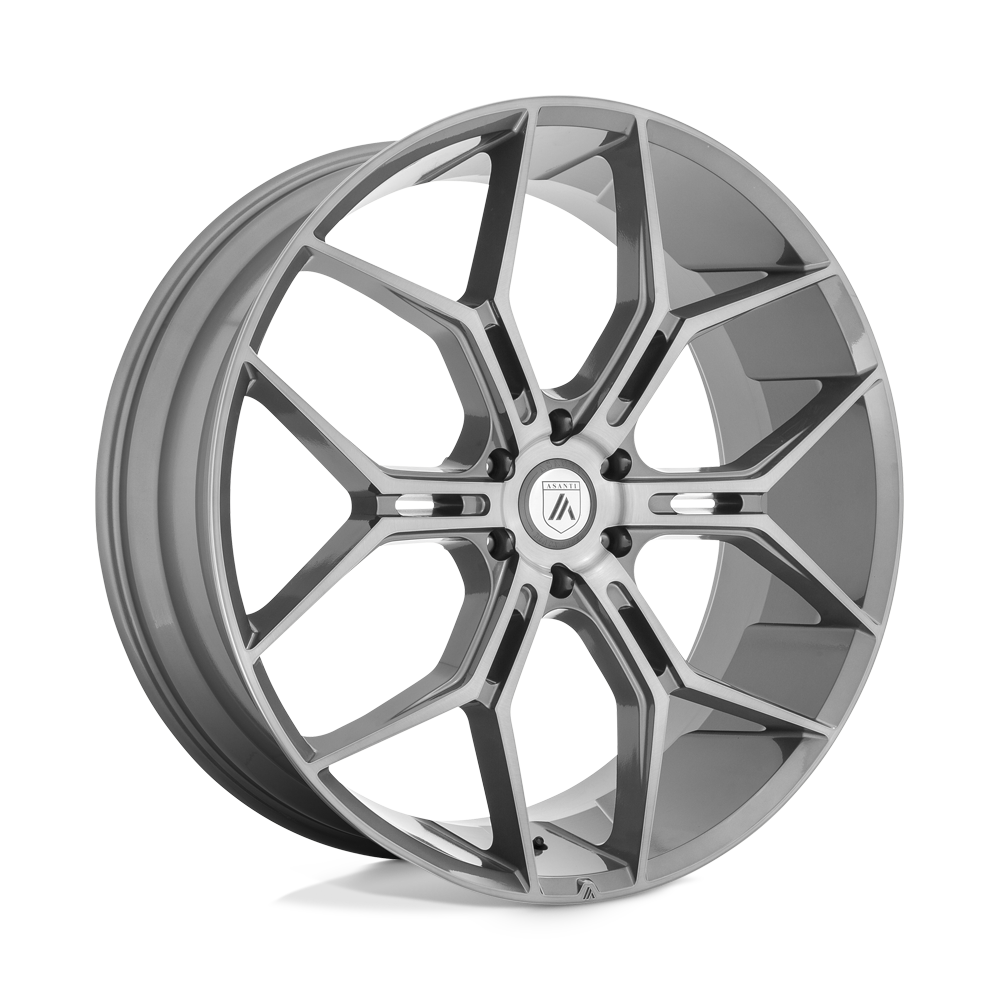 Asanti Black ABL-38 MONARCH TRUCK TITANIUM BRUSHED 22X9.5 6x120 et20 66.9