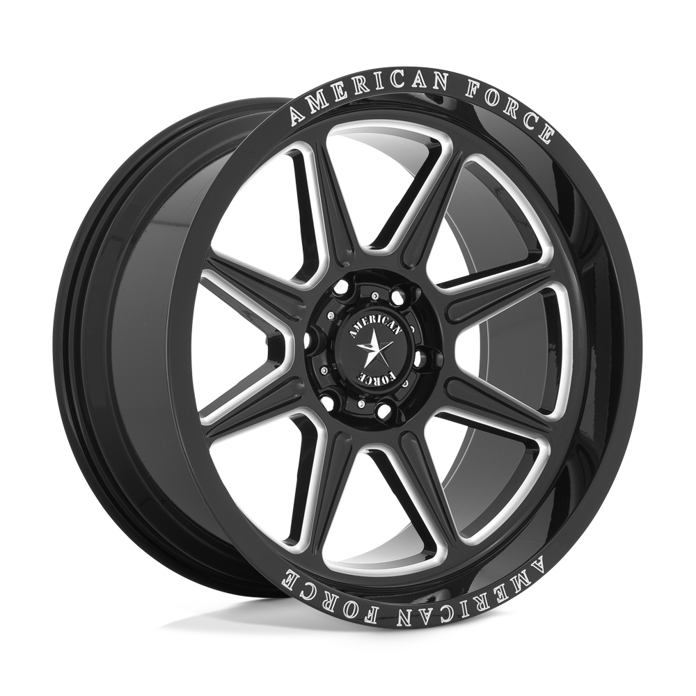 American Force Cast AC002 TRAIL GLOSS BLACK MILLED 20X10 6x135 et-18 87.1