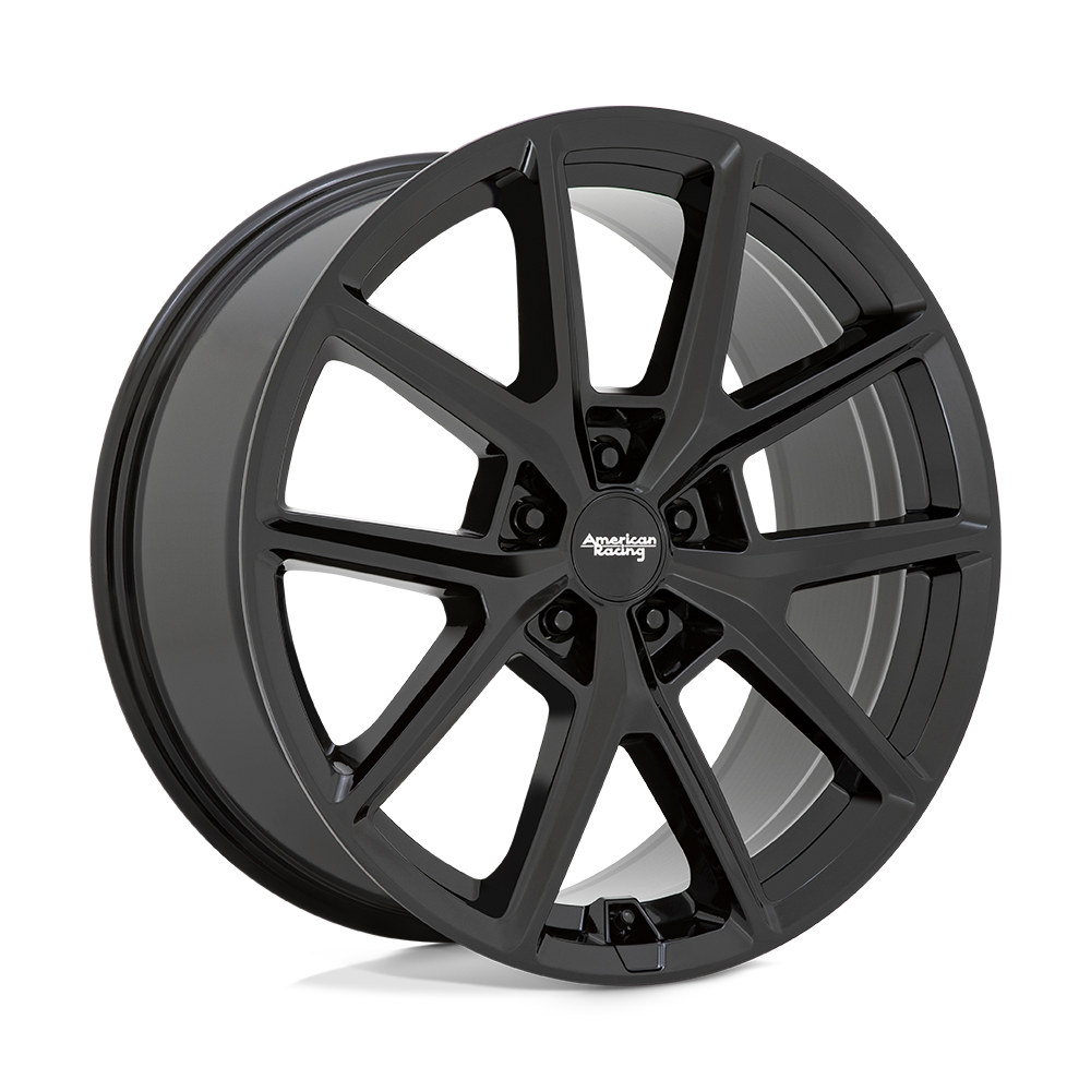American Racing AR943 GLOSS BLACK 18X8 5x112 et35 66.56