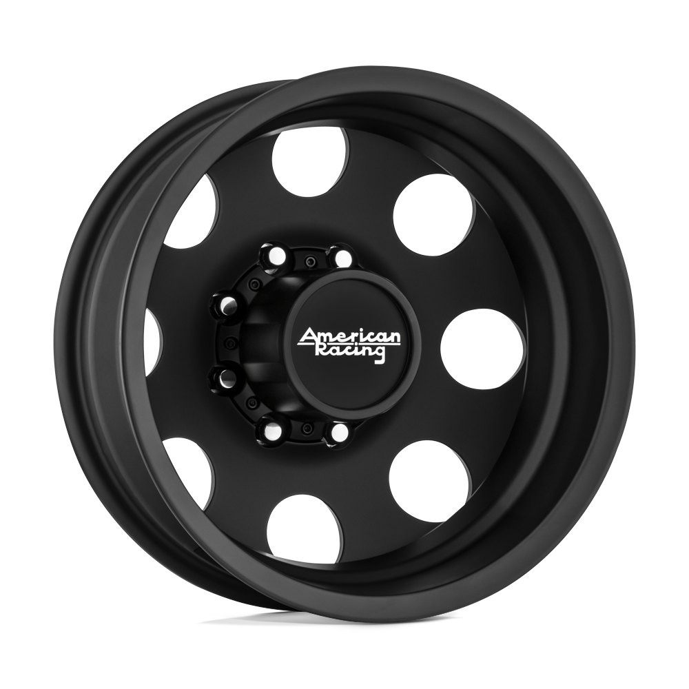 American Racing AR204 BAJA DUALLY SATIN BLACK - REAR 17X6.5 8x210 et-140 154.3