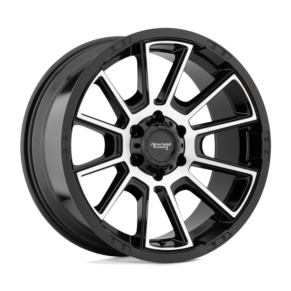 American Racing AR933 INTAKE GLOSS BLACK MACHINED 17X8.5 5x127 et18 71.5