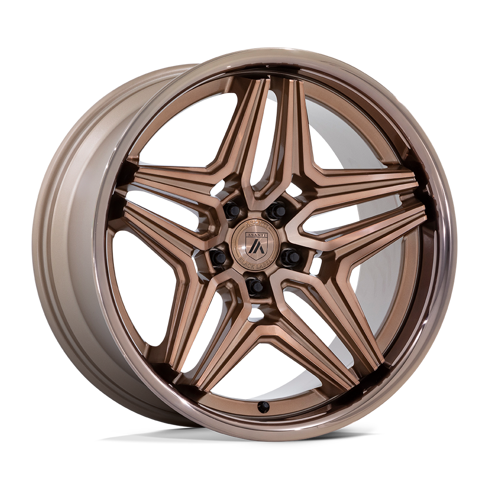 Asanti Black AB046 DUKE PLATINUM BRONZE 22X10.5 BLANK et18 72.56