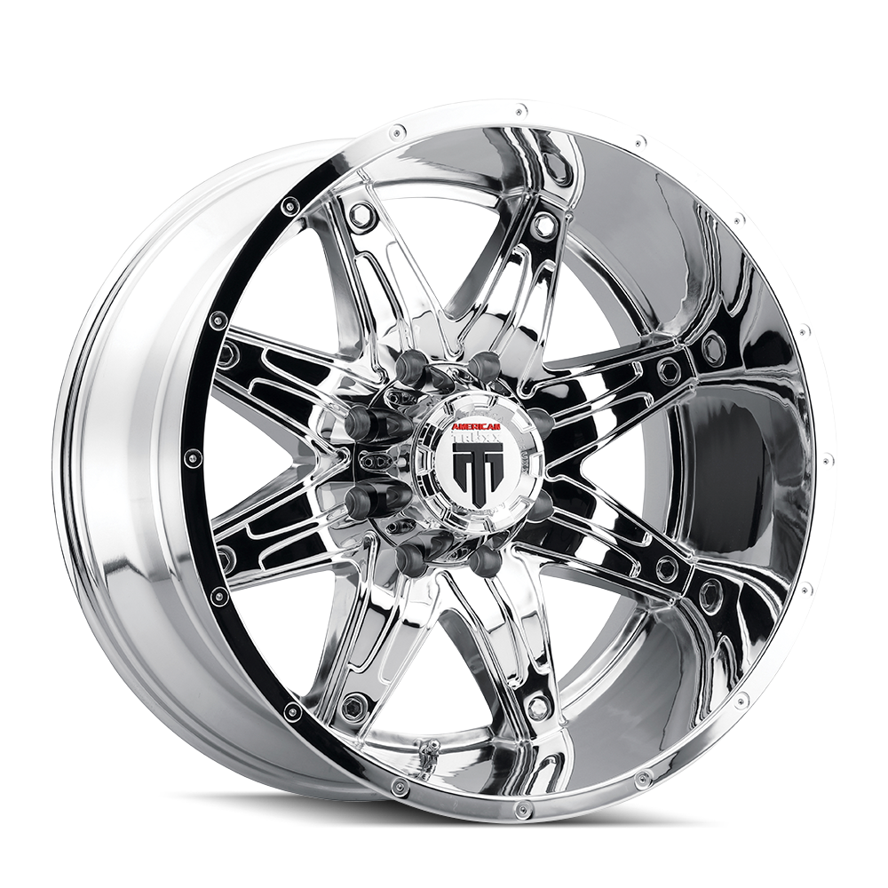 AMERICAN TRUXX LONESTAR CHROME 22x12.0 8x170 et-44 125.2