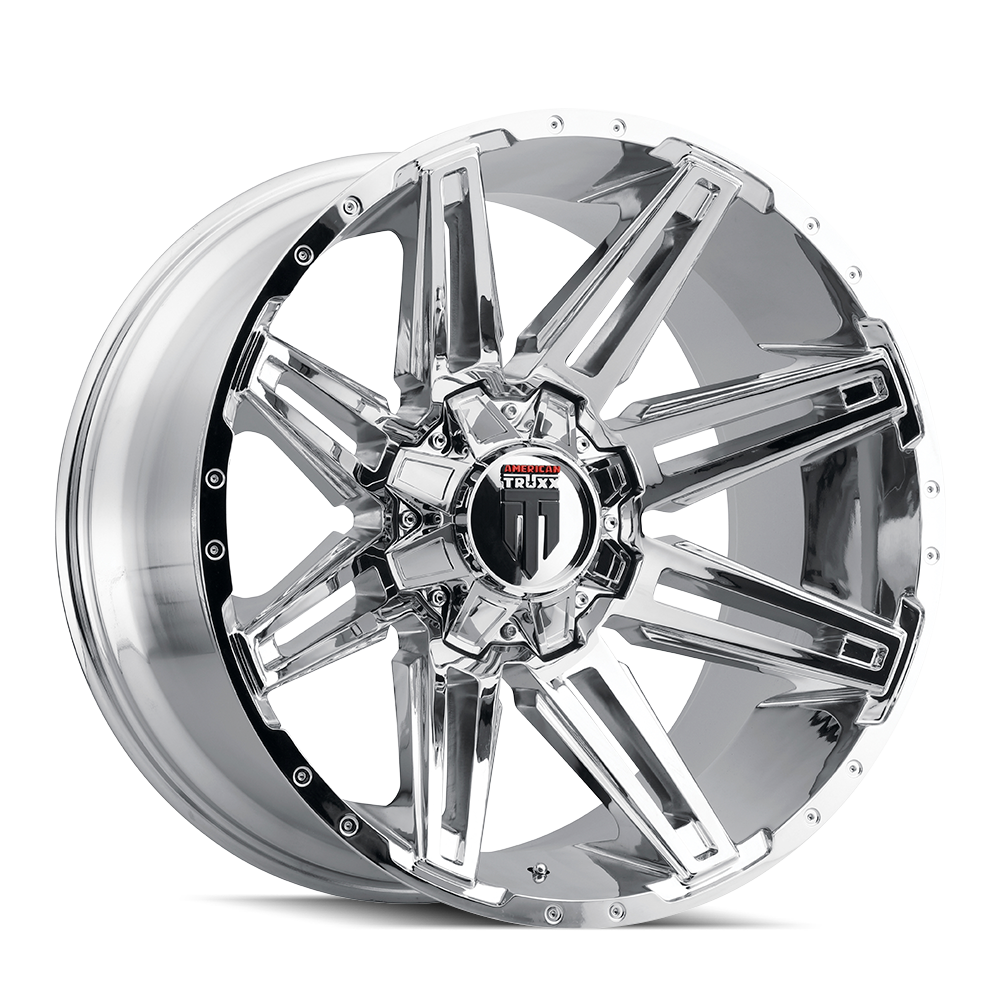 AMERICAN TRUXX BOOM CHROME 20x9.0 8x165.1 et-12 125.2