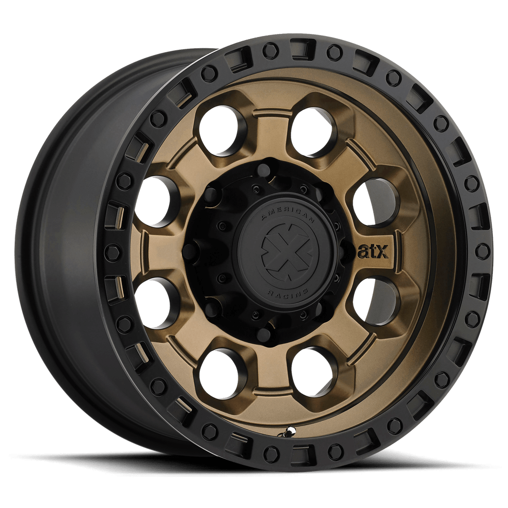ATX Series AX201 MATTE BRONZE W/ BLACK LIP 18X9 5x120 et35 72.56