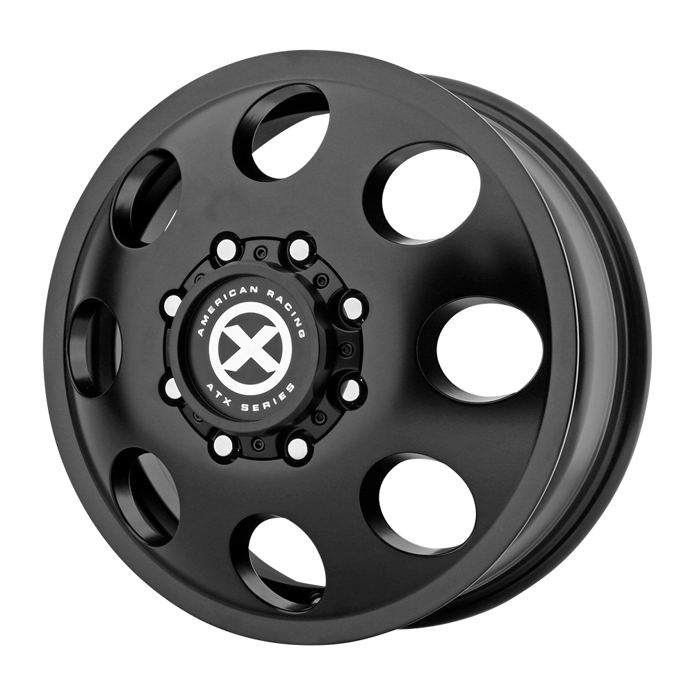 ATX Series AX204 BAJA DUALLY SATIN BLACK - FRONT 17X6.5 8x210 et111 154.3