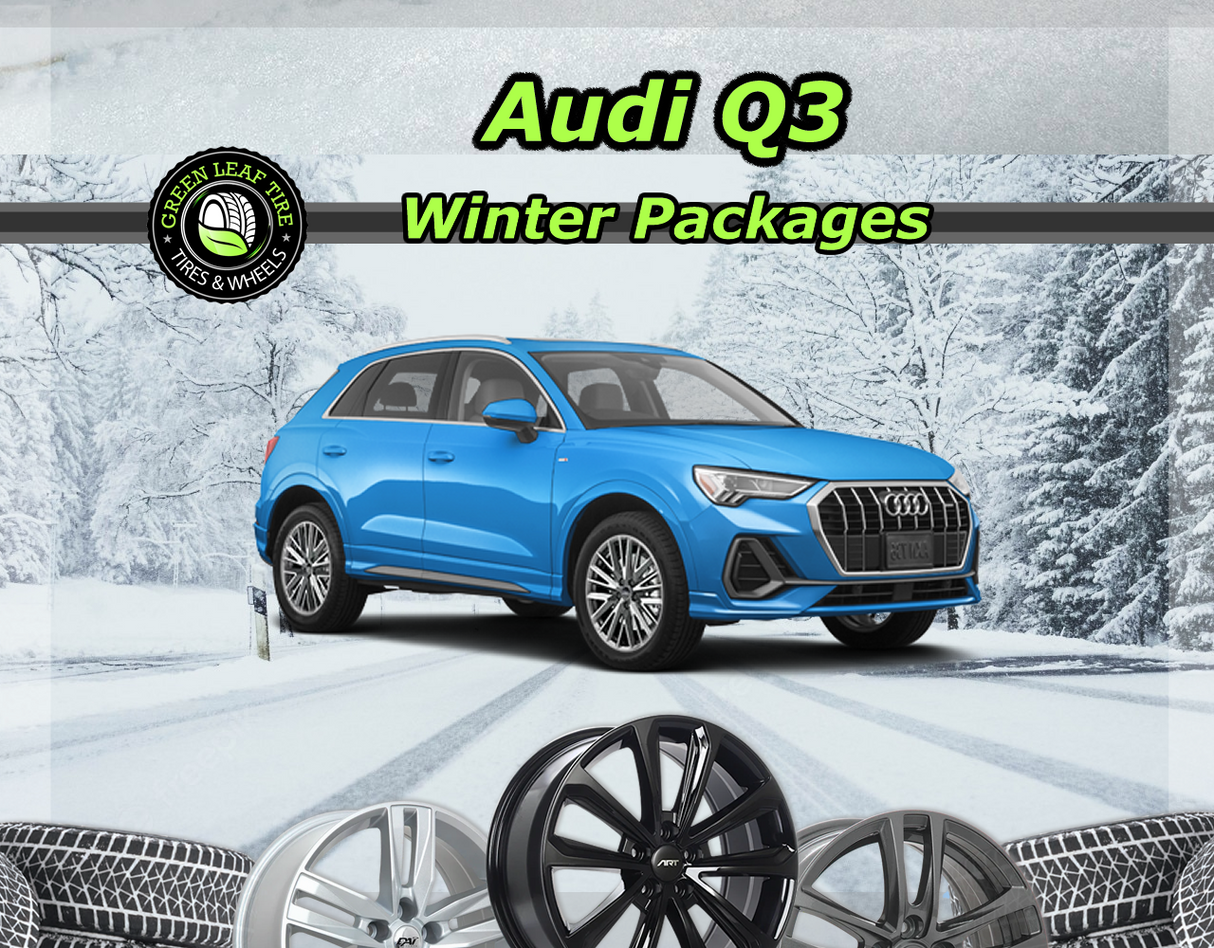 Audi Q3 Winter Tire Package, 17" Steel + 245/65R17 Antares Grip 20