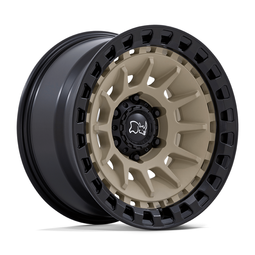 Black Rhino BARRAGE DESERT SAND ON MATTE BLACK 17X8.5 6x135 et-10 87.1