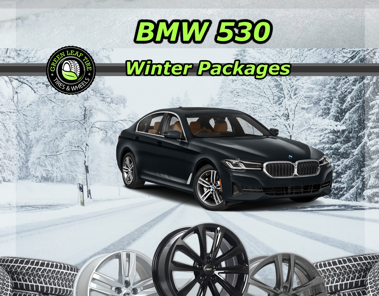 BMW 530I Winter Tire Package 18" Alloy + 235/55R18 Antares Grip 20