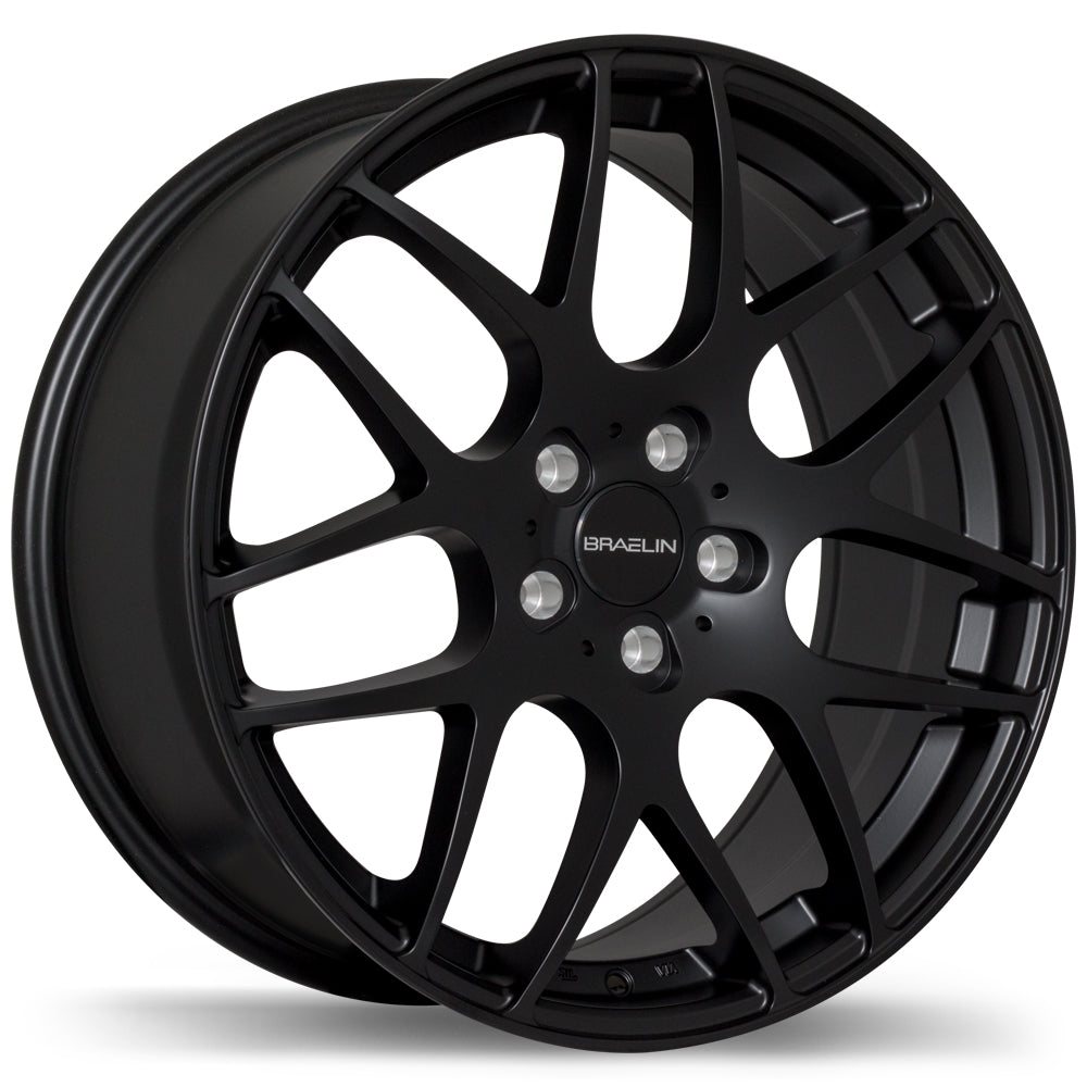 Braelin BR06 Satin Black 19x8.5 5x112 et35 66.5 BR06-1985-44FT+35C664