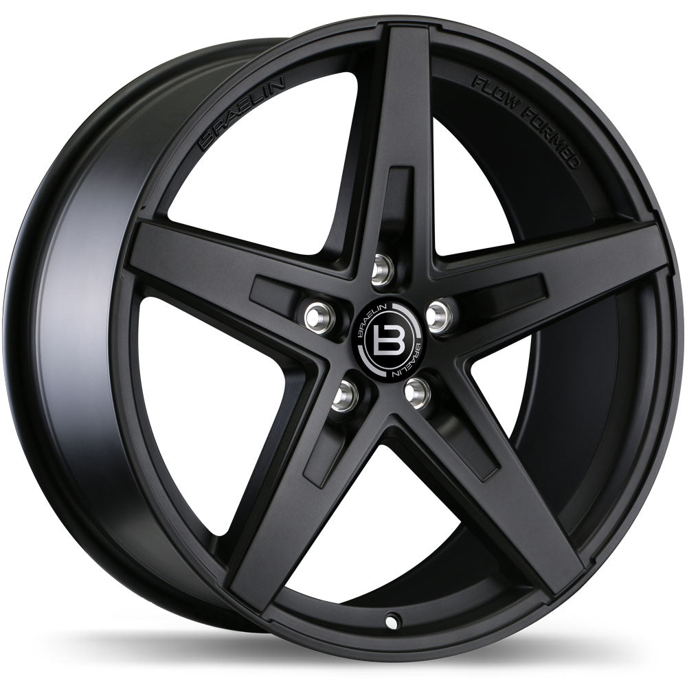 Braelin BR08 Matte Black 20x8.5 5x115 et35 70.3 BR08-2085-90FN+35C703