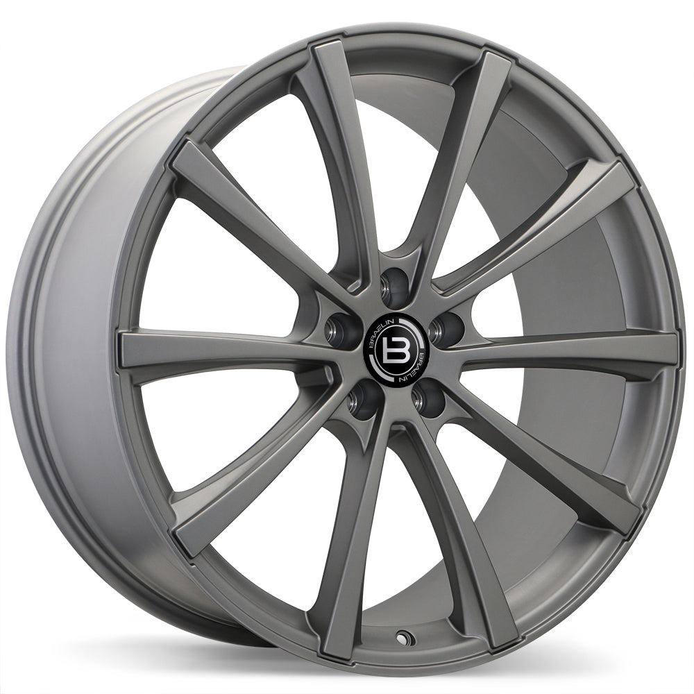 Braelin BR09 Satin Charcoal 22x10.0 5x112 et45 66.5 BR09-2200-44GT+45E665