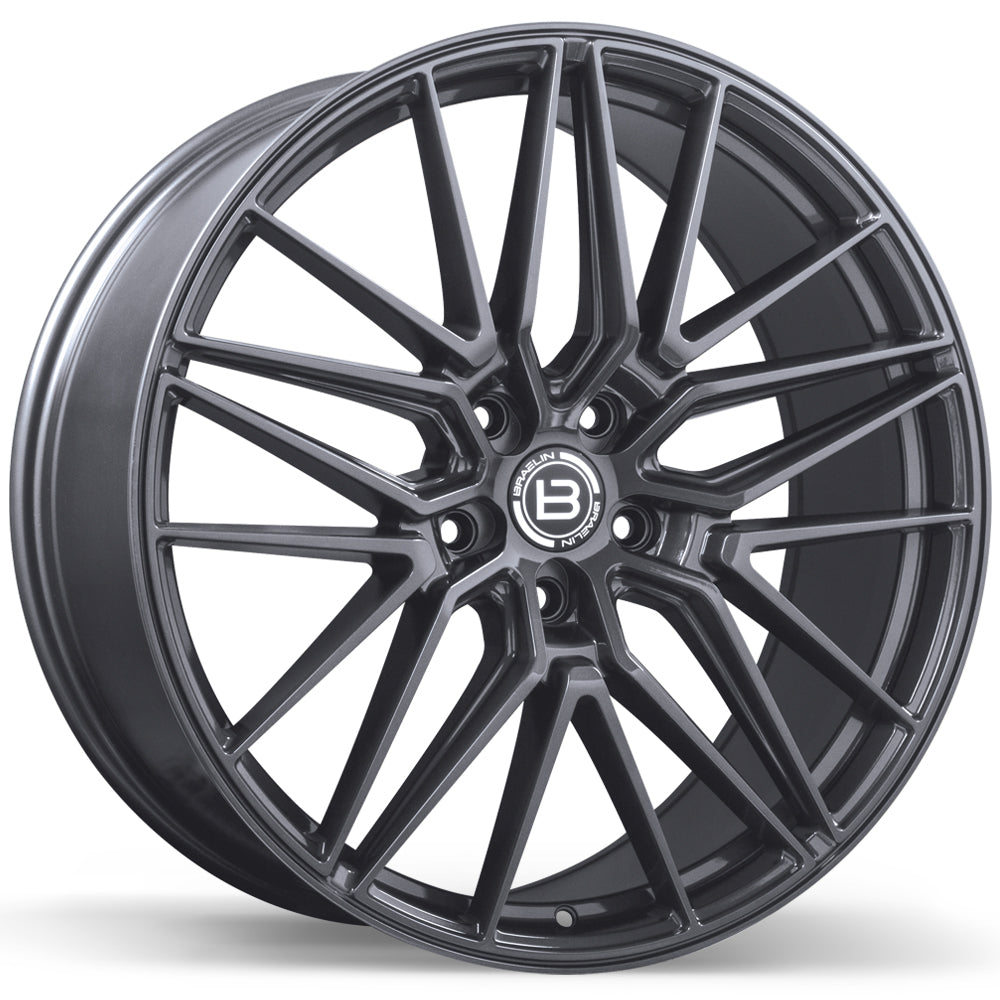 Braelin BR13 Dark Grey 22x9.0 5x112 et30 66.5 BR13-2290-44GD+30E665