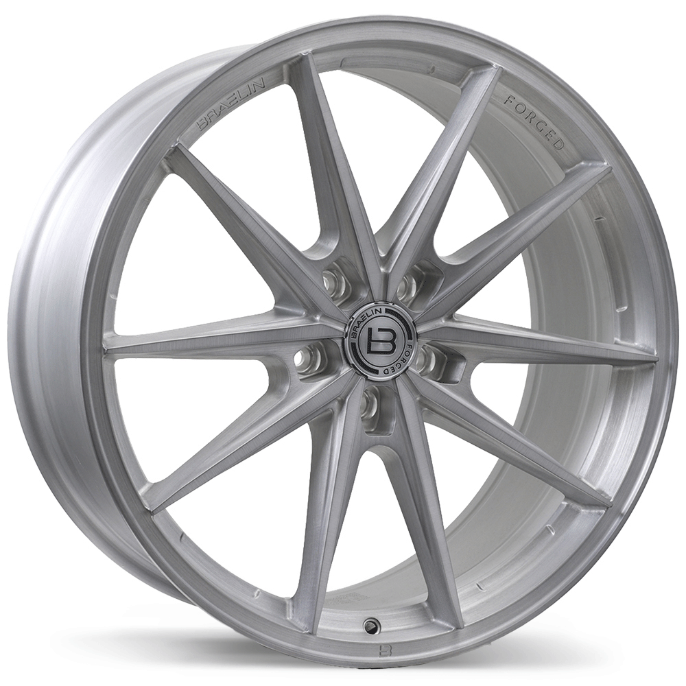 Braelin BRF1 Brushed Matte Carbon Grey 20x9.0 5x114.3 et25 64.1 BRF1-2090-65NF+25C641