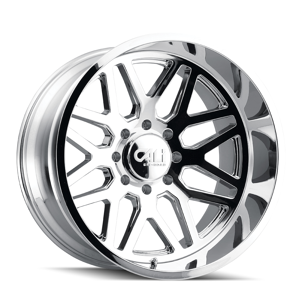 CALI OFF-ROAD INVADER CHROME 22x12.0 8x165.1 et-51 125.2