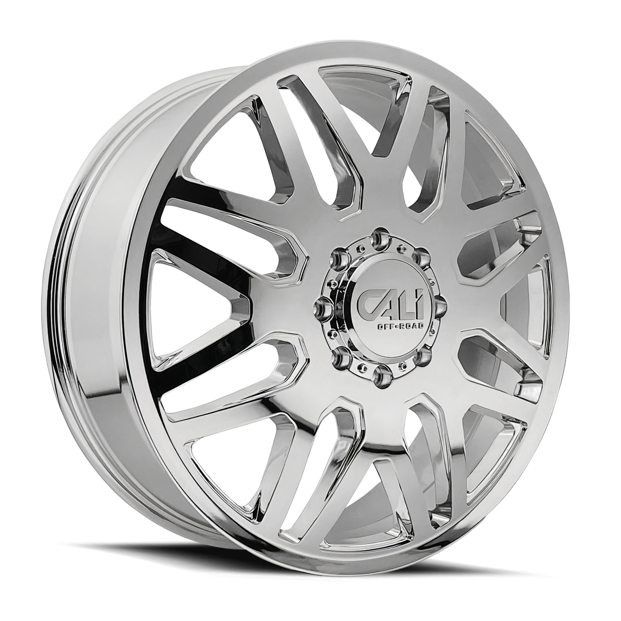 CALI OFF-ROAD INVADER DUALLY CHROME 22x8.25 8x200 et-232 142