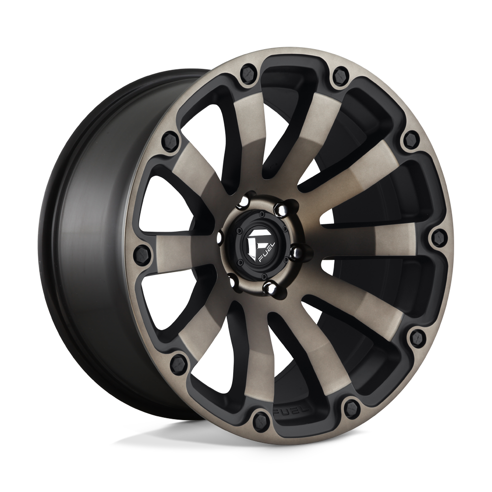 Fuel 1PC D636 DIESEL MATTE BLACK DOUBLE DARK TINT 20X9 6x139.7 et1 108