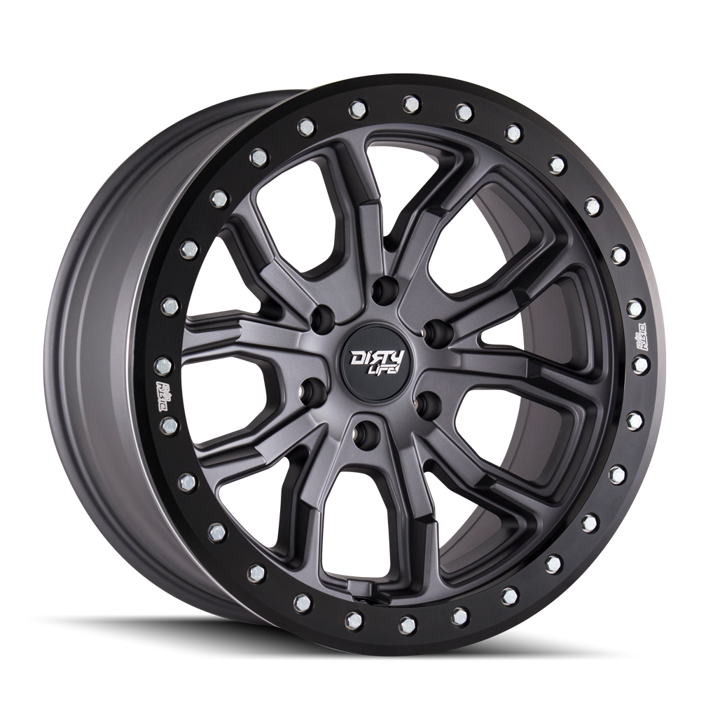 DIRTY LIFE DT-1 SATIN GUNMETAL 17x9.0 6x139.7 et-12 106