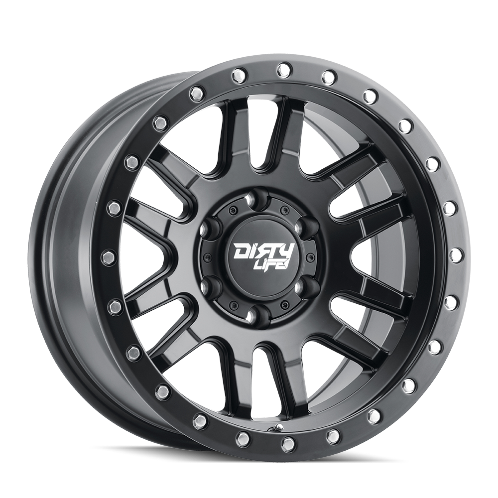 DIRTY LIFE CANYON PRO SATIN BLACK 17x9.0 6x139.7 et-12 106