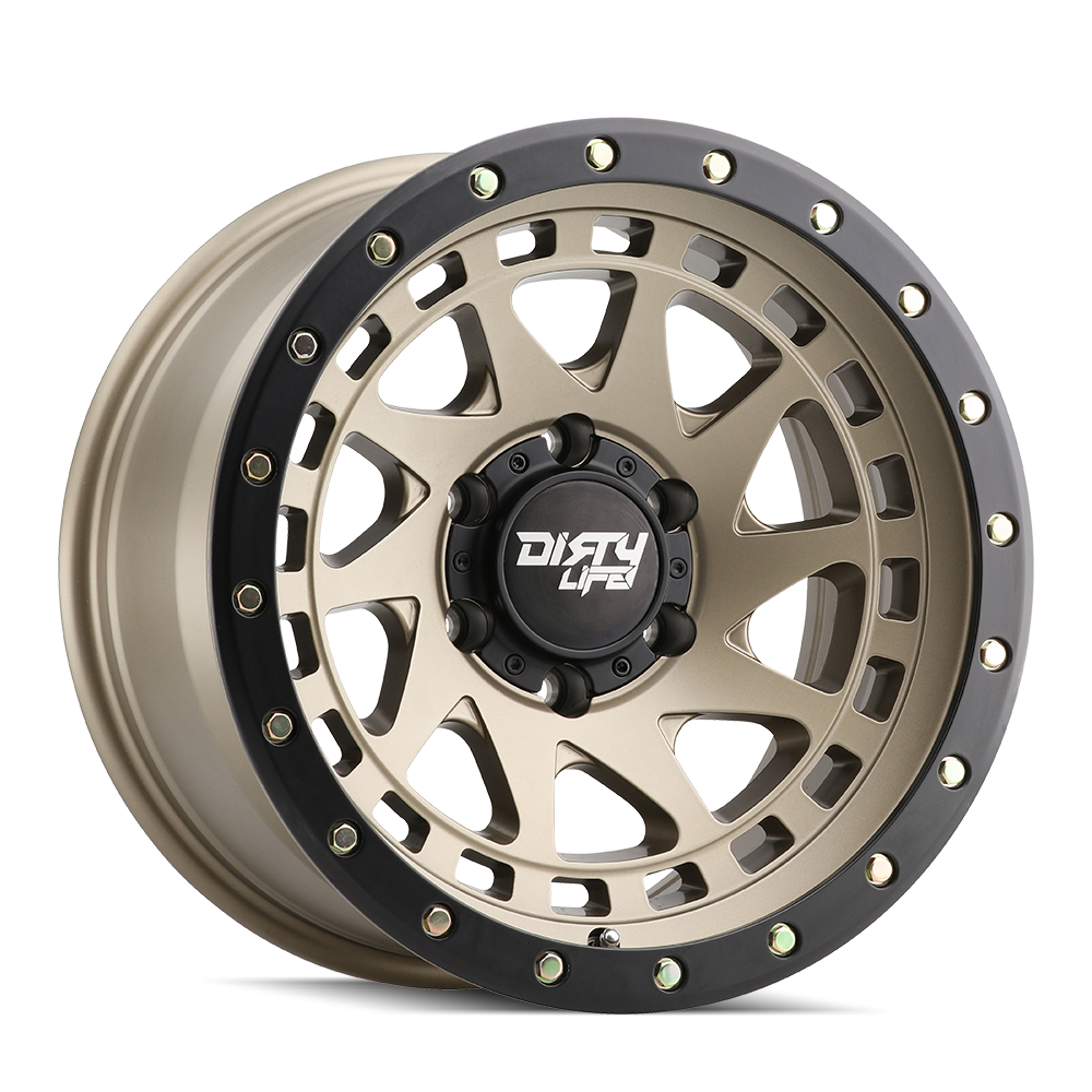 DIRTY LIFE ENIGMA PRO SATIN GOLD 17x9.0 8x165.1 et-12 130.8