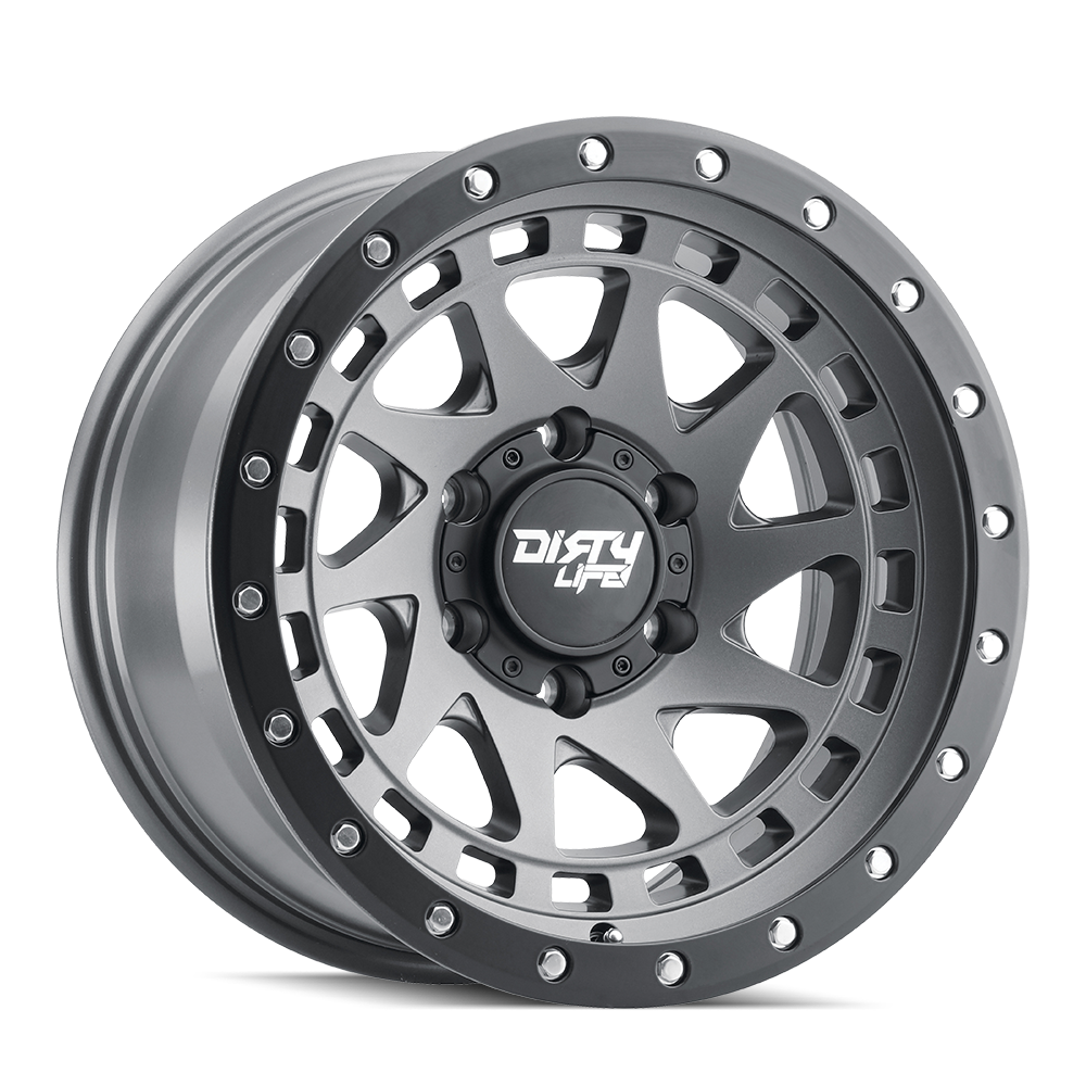 DIRTY LIFE ENIGMA PRO SATIN GRAPHITE 17x9.0 8x165.1 et-12 130.8