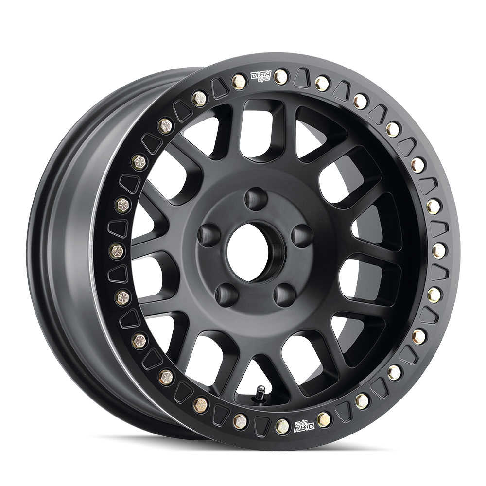 DIRTY LIFE MESA RACE MATTE BLACK 17x9.0 8x170 et-12 130.8