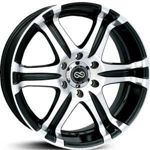 Enkei ets black machined 17x8.0 6X139.7 et20 CB108.5 - 436-780-8420BKM