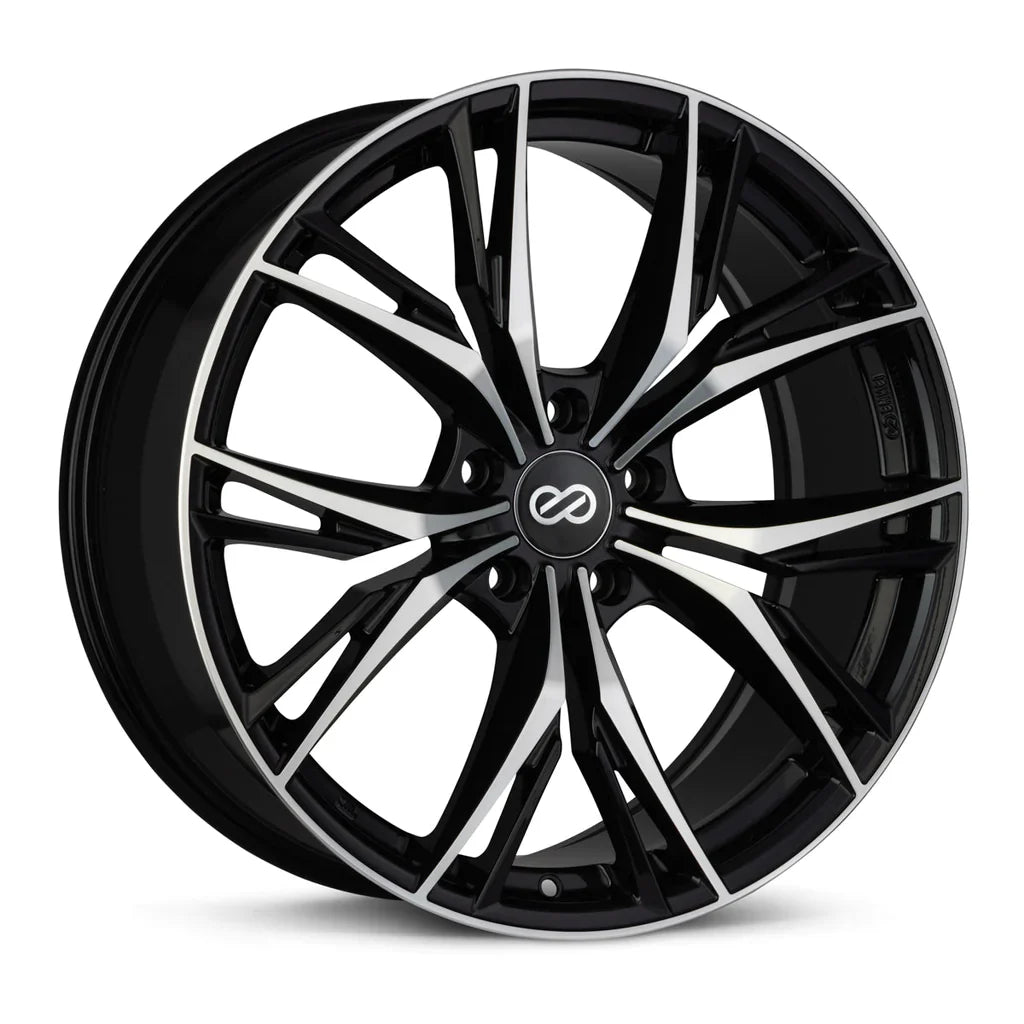 Enkei onx black machined 20X8.5 5X112 et40 CB72.6 - 505-285-4435BKM