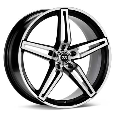Enkei razr black machined 18x8.0 5X114 et40 CB72.6 - 450-880-6540BKM
