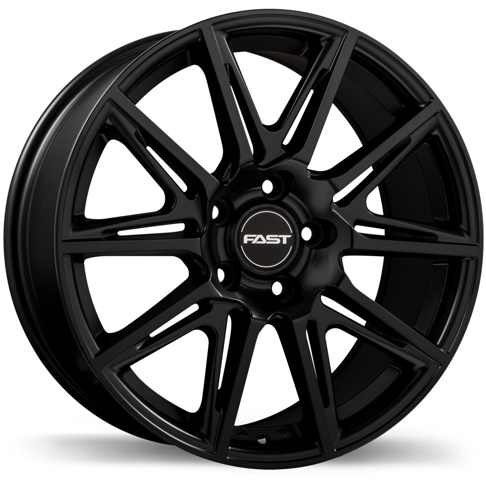 Fast Wheels Switch Satin Black 18x8.0 5x120 et45 64.1 F212Y-1880-12BT+45R641
