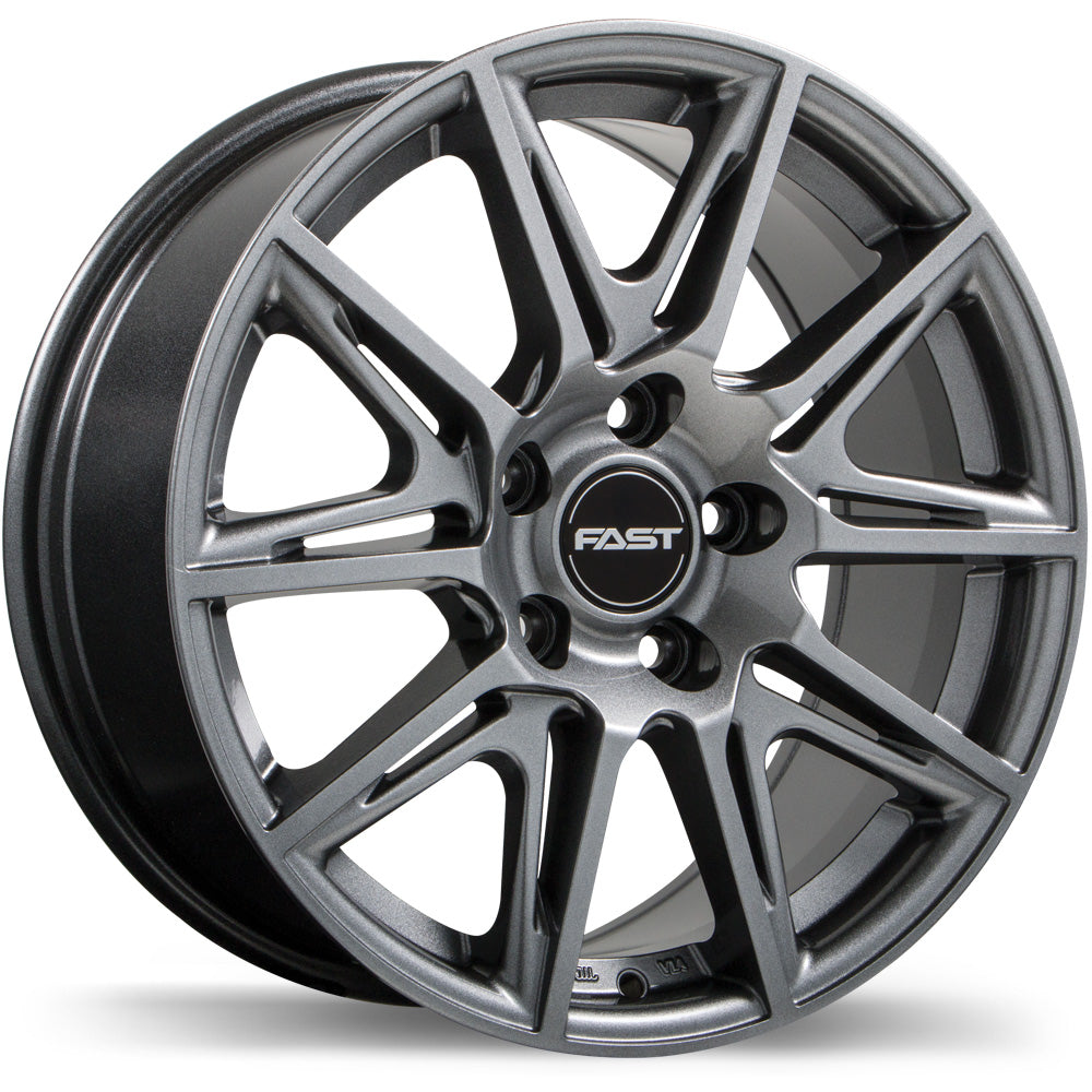 Fast Wheels Switch Titanium 17x7.5 5x120 et45 64.1 F212Y-1775-12TN+45R641