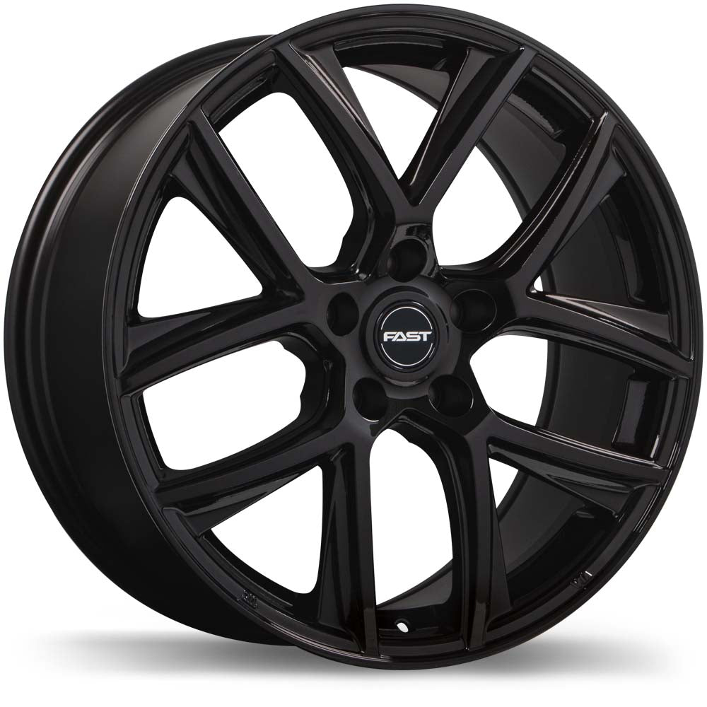 Fast Wheels Tactic Gloss Black 18x8.0 5x114.3 et35 66.1 F220N-1880-65BN+35C661