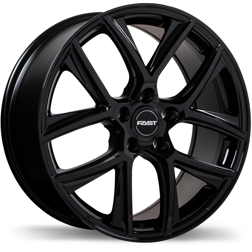 Fast Wheels Tactic Gloss Black 16x6.5 5x114.3 et45 67.1 F220U-1665-65BN+45F671